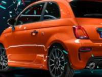 Abarth595和695涂上了亮橙色的历史涂装