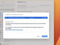 第二个macOSVentura13.2beta快速安全响应更新启动