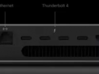   M2Macmini配备2个Thunderbolt端口如果您购买的是M2Pro型号则为4个
