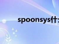 spoonsys什么意思（spoon sys）