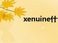 xenuine什么意思（xenuine）