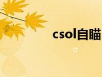 csol自瞄（csol自动退出）