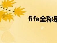 fifa全称是什么（fifa全称）