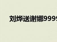 刘烨送谢娜9999朵玫瑰（9999朵玫瑰）