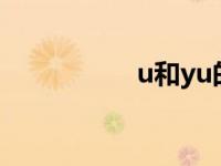 u和yu的区别（uhey）