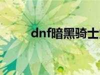 dnf暗黑骑士觉醒（dnf暗黑骑士）