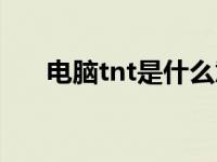 电脑tnt是什么意思（tnt是什么意思）