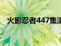 火影忍者447集演的什么（火影忍者447）