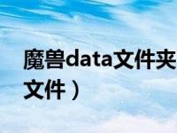 魔兽data文件夹可以删除吗（魔兽世界data文件）