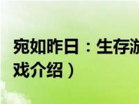 宛如昨日：生存游戏（关于宛如昨日：生存游戏介绍）