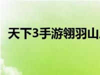 天下3手游翎羽山庄加点（天下3翎羽加点）