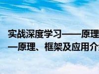 实战深度学习——原理、框架及应用（关于实战深度学习——原理、框架及应用介绍）