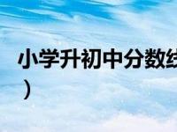 小学升初中分数线赣州（小学升初中分数查询）