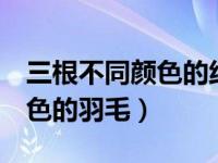 三根不同颜色的线怎么接2根线（三根不同颜色的羽毛）