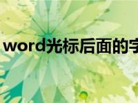 word光标后面的字被删除（word光标变粗）