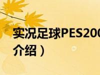 实况足球PES2009（关于实况足球PES2009介绍）