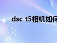 dsc t5相机如何变换中文（dsc tx10）