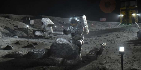 月球宇航员将需要围绕月球南极的轻松步行道
