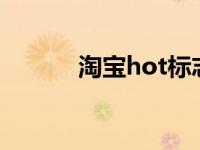 淘宝hot标志图片 taobaohot 