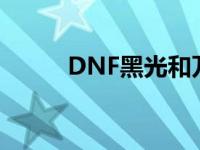 DNF黑光和万仞那个好 dnf黑光 