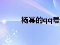 杨幂的qq号码 杨幂qq号是多少 