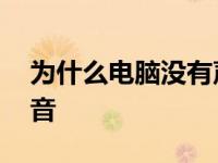 为什么电脑没有声音了 为什么我的电脑没声音 