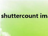 shuttercount imagecount shuttercount 