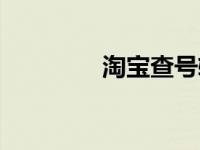 淘宝查号软件 亲查查官网 