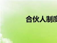 合伙人制度优缺点 合伙人制 