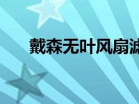 戴森无叶风扇滤网清洗 戴森无叶风扇 