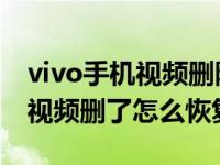 vivo手机视频删除了怎么恢复回来 vivo手机视频删了怎么恢复 