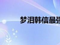 梦泪韩信最强铭文 韩信铭文梦泪 