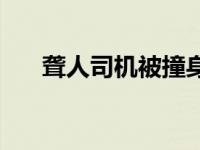 聋人司机被撞身亡 聋哑人司机遭质疑 