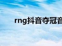 rng抖音夺冠音乐 抖音rng夺冠bgm 