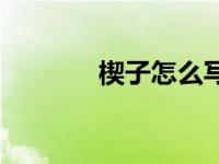 楔子怎么写谢谢 楔子怎么写 