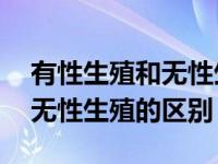 有性生殖和无性生殖的区别表格 有性生殖和无性生殖的区别 