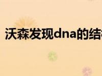 沃森发现dna的结构特点 dna之父沃森车祸 