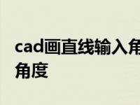 cad画直线输入角度命令 cad画直线怎么输入角度 