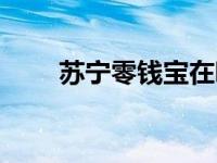 苏宁零钱宝在哪里查看 苏宁零钱宝 