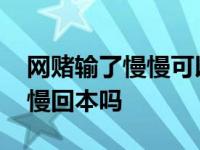 网赌输了慢慢可以回来一点吗 网赌输了能慢慢回本吗 