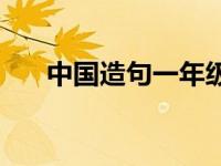 中国造句一年级简单 中国造句一年级 