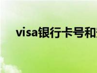 visa银行卡号和安全码 visa卡号安全码 