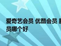 爱奇艺会员 优酷会员 腾讯会员哪一个好 爱奇艺优酷腾讯会员哪个好 