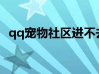 qq宠物社区进不去怎么办 qq宠物社区进不去 