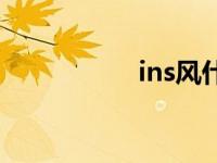 ins风什么意思 ins风 