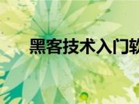 黑客技术入门软件 黑客技术入门书籍 