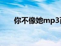 你不像她mp3百度网盘 你不像她mv 