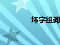 坏字组词100个 坏字组词 