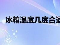 冰箱温度几度合适档位 冰箱温度几度合适 