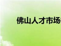 佛山人才市场在哪里 佛山人才市场 